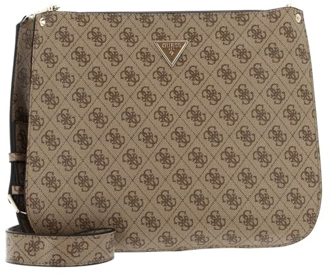 GUESS Meridian Shoulder Bag Latte Logo