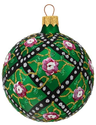 HAMBURGER WEIHNACHTSKONTOR® - Christbaumkugel Rosen-Spalier