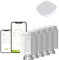 Qiumi Smart Home Radiator Thermostat Digital Zigbee heizungsthermostat, App Control, Alexa, Google Assistant, Energy Saving,Easy Installation
