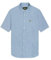 Lyle & Scott Men's Short Sleeved Oxford Shirt, Blue, L