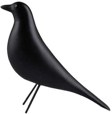 BURLOE Birdie Statue Harz, Mid Century Modern Decor Taube Skulptur Haus Vogel Zimmer Eine Figur Einem Bücherregal Für Büro Home Desk Dekoration Ornament,1