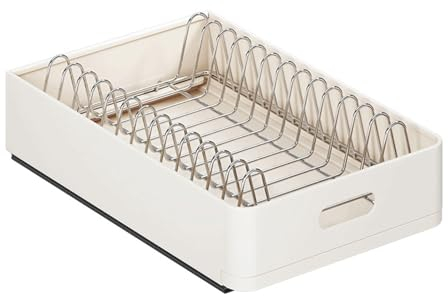 Awoyep Tiroir Télescopique, Armoire de Rangement de Cuisine À Tiroir Extensible, Égouttoir À Vaisselle À Tiroir Coulissant, Support À Assiettes, Tiroirs de Placard Extensibles, Organisateur D'armoire