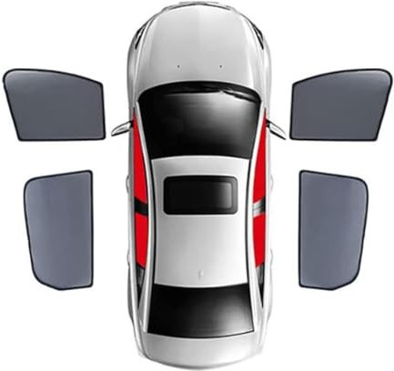DCZBYCJ Coche Lateral Parasol, para BMW X1 U11 2023-2024 Coche Lateral Ventana Parasoles Mosquitera Ventana Accesorio,4pcs-Doors-Window