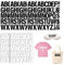 Neyeau Iron on Letters for Clothes 7pcs Iron on Numbers Iron on Letters and Numbers Iron Letters Iron on Letters and Numbers for Clothing for Sports Jersey T-Shirt Printing DIY Crafts(Black White)