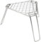 misppro Griglia pieghevole per barbecue portatile, in acciaio inox, leggera, per padella, stufato, bollitore, camper, campeggio