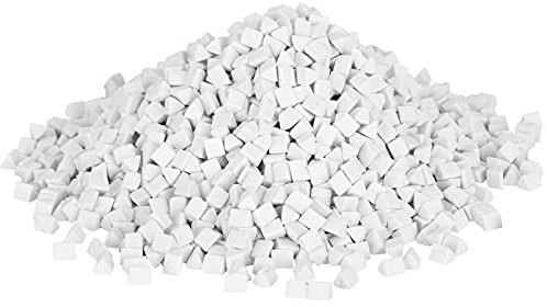Ceramic Triangle Abrasive, 4mm 500g Buffing Abrasive Material Fast Cutting Rock Tumbler Ceramic Pellets Jewelry Buffing for Vibration Polishing Grinding Machine