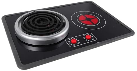 Oshhni Cucina Giocattolo, Gioco Di Ruolo Da Fornello in Acrilico, Giocattoli Didattici Realistici Che Imita Il Riscaldamento Del Fornello a Induzione E L'accensione Del Fornello a Gas, Senza Lavandino