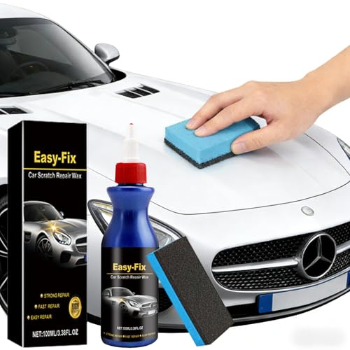 Kratzer Entferner Auto,100ml Auto Kratzer Reparaturpaste,Autolack Reparatur Polieren Paste,Kratzer Reparatur Wachs für Auto,Paint Restorer,Kratzer Polish,Autopolitur für Glanz