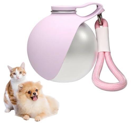 Bouteille d'eau Portable pour Animaux de Compagnie, Gourde de 285ML Compacte pour Chiens et Chats, Gamelle Étanche avec Bol Pliable en Silicone pour Les Promenades et Randonnées en Extérieur