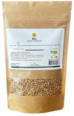 Nature & Partage Graines à germer de Blé BIO 150 g