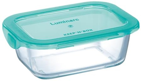 Luminarc ARC G8404 Keep ´n´ Box Dose mit Deckel, 122 cl, Glas, transparent, 1 Stück