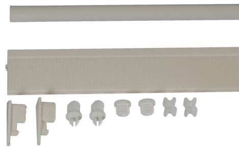 Liedeco Paneelwagen für Flächenvorhang, Gardinenschiene, 1 Stk L 80 cm