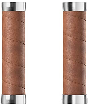 Brooks Slender Leder Lenkergriffe 130 mm, Slender, Farbe aged
