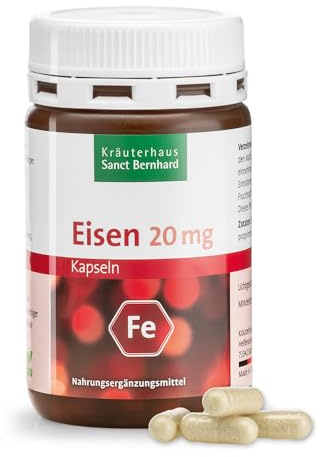 Sanct Bernhard Eisen-Kapseln mit Eisen-(II)-gluconat 120 Kapseln