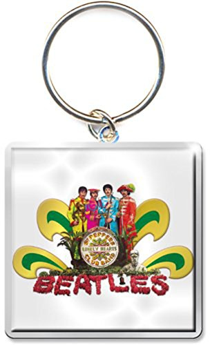 The Beatles Sgt Pepper Naked Photo Print Keychain