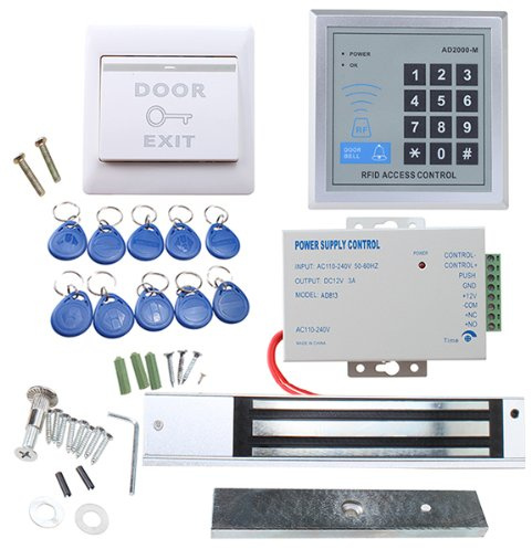 AGPTEK RFID Door Access Control System Kit 280kg Electric Magnetic Lock