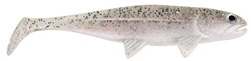 Jackson Gummifisch Profi Angelköder - The Fish 10cm. 4 STK. Farbe Salt N Pepper. Gummiköder. Raubfisch. Gummi Angeln. Softbait Hechtköder und Zanderköder