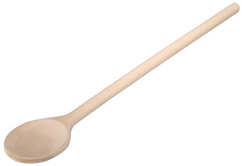 Gravidus Riesen Holzlöffel Kochlöffel aus Buchenholz 80 cm langlebig rund gedrechselt robust Küchenutensil