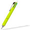 Liderpapel 972697 Stylo-bille 5 en 1 pointe 0,5 mm trait 0,7 mm rétractable 4S encre porte-mines Gomme (Couleurs aléatoires)