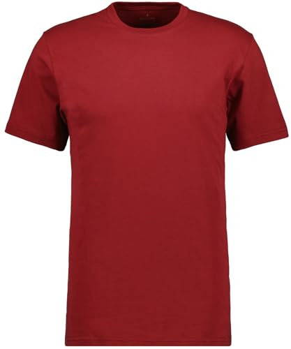 Ragman Herren T-Shirt Rundhals Singlepack 5XL, Weinrot