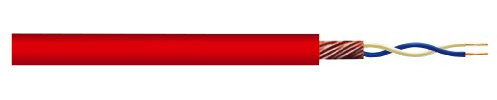 Microphone Cable, 0.15mm2 CSA, 6mm OD, 100m, Red