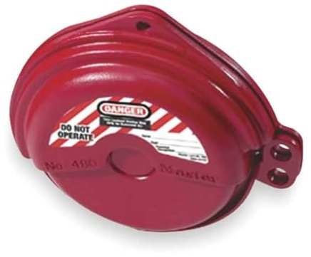 Master Lock 480 Drehbare Schieberventilverriegelung, von 25 mm bis 76 mm | Kunststoff, Höhe 80 mm