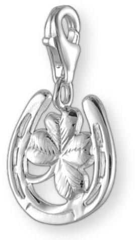 Melina Damen-Charm Anhänger Hufeisen 925 Sterling Silber 1800876