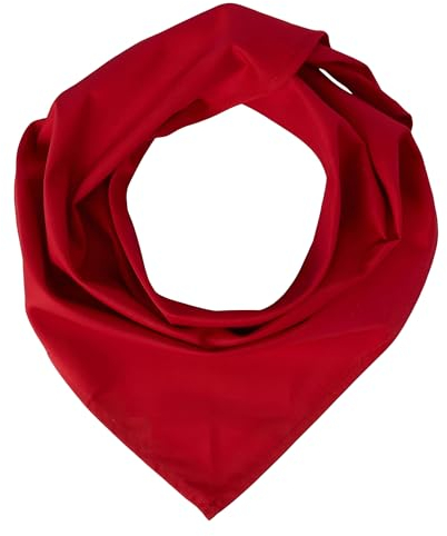 Stalwart A054 rotes Halstuch, 80% Polyester und 20% Baumwolle, Größe: 91,4 x 63,5 cm