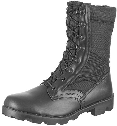 Mil-Tec Herren Cordura Stiefelette, Schwarz, 39 EU