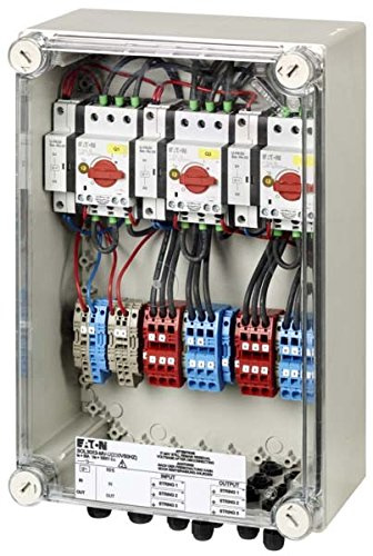 Eaton 168100 Feuerwehrschalter, für 3 Stränge, 30 A, MC4