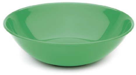 Harfield 15cm Polycarbonate Plastic Bowl - Emerald Green (Pack of 4)