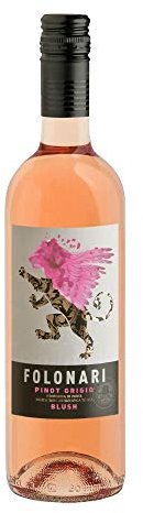 Folonari Pinot Grigio Rose Wine, 75 cl, Case of 6
