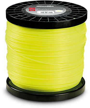 AUSONIA - 83742 Bobine DE Fil CARRÉ pour Coupe-Bordures ET DÉBROUSSAILLEUSE Professionnelle 4,00 MM X 2 KG