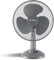 12 Inch Oscillating GREY Portable Fan / 3 Speed Adjustable Angle Fan/Powerful Airflow for Heat Waves, Easy Mobility, for Any Room from Bedroom to Office