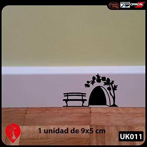 Wandtattoo / Vinyl-Aufkleber / Wandaufkleber, Mauseloch, 9 x 5 cm