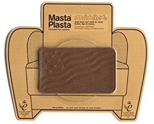 MastaPlasta Selbstklebende Premium Leder Reparatur Patch - Hellbraun Flagge 10cm x 6cm. Sofortige Polsterung Qualität Patch für Sofas, Autositze, Jacken, DIY