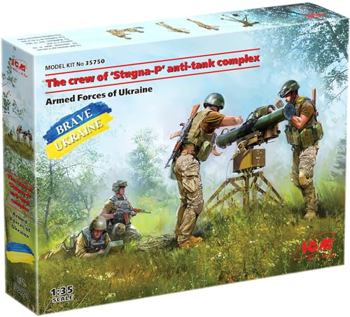 ICM 35750-1:35 The Crew of Stugna-P antitank Complex (100% New molds)