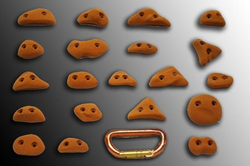 Move-it-Climbingholds Footsteps 2 (Spax) Klettergriffe XS, Farbe:neon grün