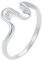 Elli Ring Damen Wellen Look Trend aus 925 Sterling Silber