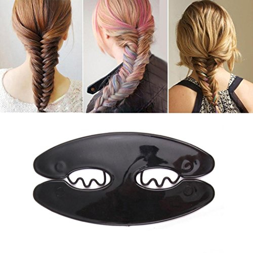 Bodhi2000 Haarstyling Fischgräten-Zopf Werkzeug Haarzubehör Twist Flecht Haar Werkzeug