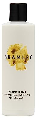BRAMLEY Conditioner, 250 ml, ätherische Öle von Zitrone, Mandarine und Rosmarin, natürliche Haarspülung, silikonfrei, nährt und macht weich, vegan und tierversuchsfrei
