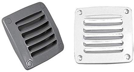 Plastimo Lufteinlass grau 92 x 92 mm