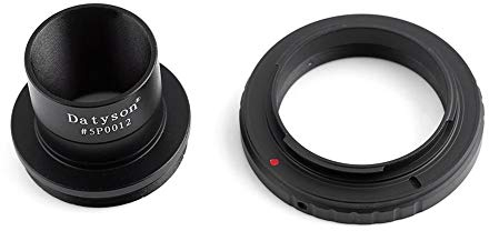 t2 pentax- Adaptateur de Lunette astronomique 1,25+ Bague T SLR pour Objectif