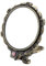 SM SunniMix Vintage Schminkspiegel Handspiegel Kosmetikspiegel Tischspiegel mit Griff, Bronze