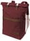MELAWEAR® Rucksack “Ansvar I” 19 Liter · für Damen & Herren · Laptoprucksack mit 15” Laptopfach · Wasserabweisend, Fair Trade & GOTS-zertifiziert · Rolltop Backpack für Schule, Arbeit & Uni · Rot