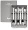Mepra Stile 6 Piece Cake Forks Gift Box Set - Italian Made 18/10 Stainless Steel Fine Dining Flatware - Elegant Cutlery Pieces For Hosting and Wedding Gift Registry