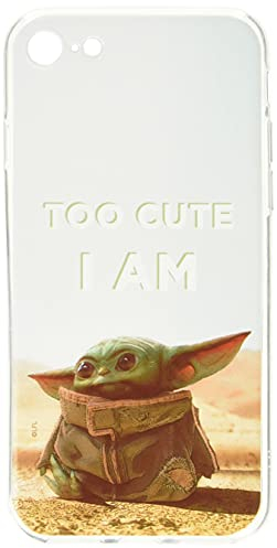 Ert Group Funda para teléfono móvil Apple iPhone 7/8/ SE 2/ SE 3 Original y con Licencia Oficial de Star Wars con diseño Baby Yoda 004, Funda Hecha de TPU