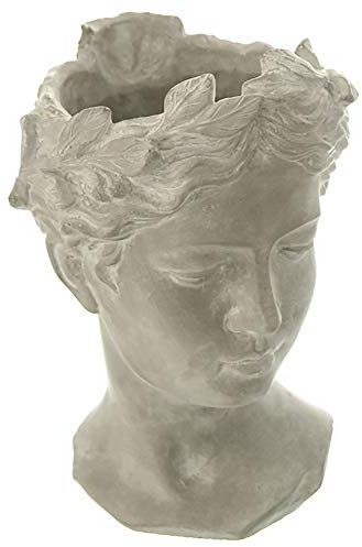 Annastore Pflanztopf Adonis - Aphrodite aus Beton Pflanzübertopf griechisch (Aphrodite groß H 27 cm)