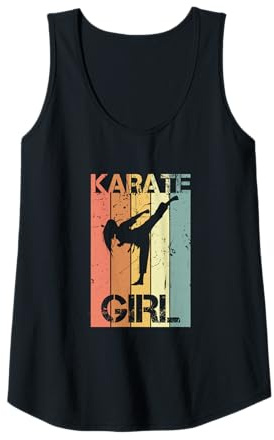 Womens Karate Girl Women's Children's Karate Suit for Karate Kids Tank Top