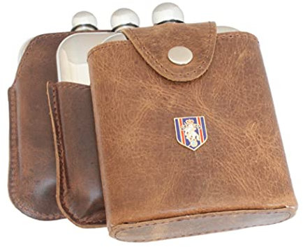 REME Fastening Jacket 6oz Stainless Steel Hip Flask & Free Engraving ME20